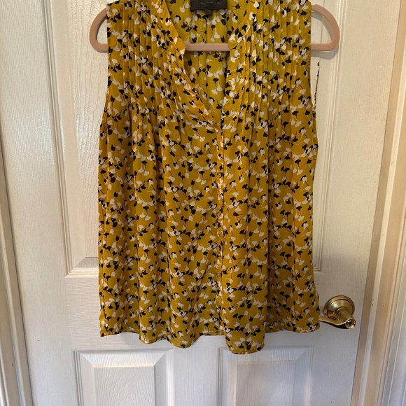 Sunday in Brookland Yellow Sleeveless bottom tank M - Picture 1 of 3